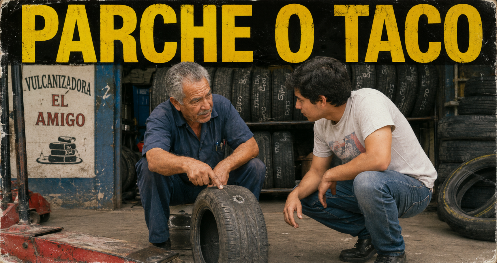 Guías y Consejos parche o taco llanta